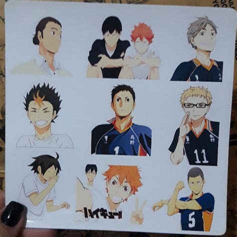 ANIME HAIKYUU KARASUNO ADESIVOS Shopee Brasil