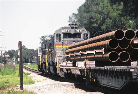 Seaboard System Northbound Manifest Freight Train Led By … Flickr