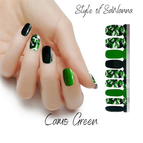 Camo Nail Wrap - Etsy