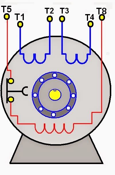 Diagrama De Un Motor Monofasico Arranque Para Un Motor Monof