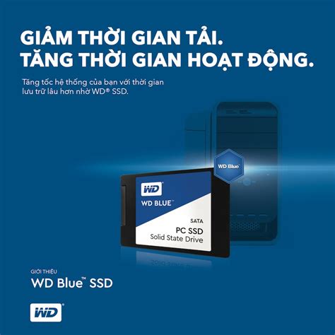 Ổ cứng SSD WD SA510 Blue 500GB SATA 2 5 inch Đọc 560MB s Ghi 510MB s