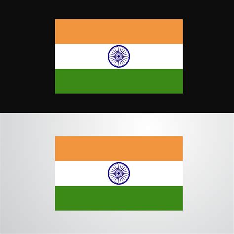 India Flag banner design 14196240 Vector Art at Vecteezy