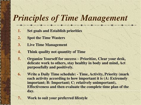 Ppt Time Management Powerpoint Presentation Free Download Id1204526