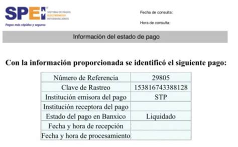 Comprobante De Pago Banxico Spei Image To U