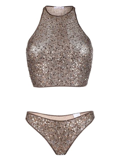 Oseree Embellished Bikini Smart Closet