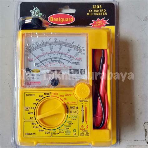 Jual MULTI TESTER BESTGUARD YX 360 TRD MULTIMETER METER MULTITESTER