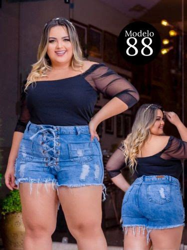 Pin De Miyhasitalauroitiro Em Shorts Jeans Para Gordinha Shorts Jeans