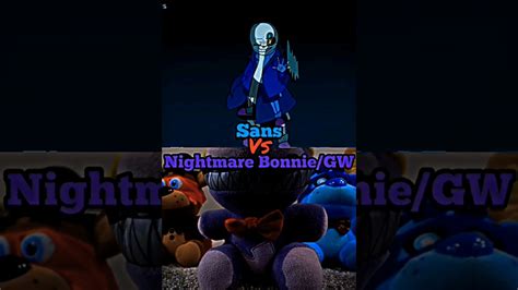 Nightmare Bonnie Gabes World Vs Sansdebate Edit Fyp Fnaf