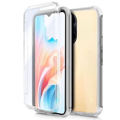 Funda Cool Silicona 3d Para Oppo A38 Transparente Frontal Trasera