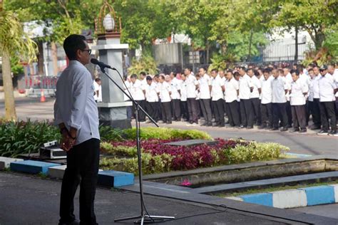 PJ Bupati Tulungagung Heru Suseno Pimpin Apel Besar Pertama Di Tahun