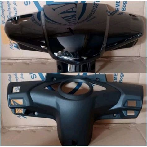 Hitam Front And Back Head Shell Vario Black Carbu Shopee Malaysia