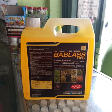 Jual Herbisida Bablas Sl Liter Pembasmi Rumput Sampai Akar