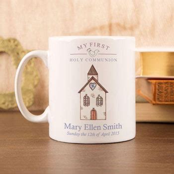 Personalised First Holy Communion Eucharist Design Mug Born Gifted