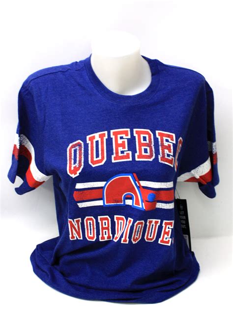 NORDIQUES DE QUÉBEC T SHIRT KNOCKAROUNG FIELD CLUB BLEU HOCKEY