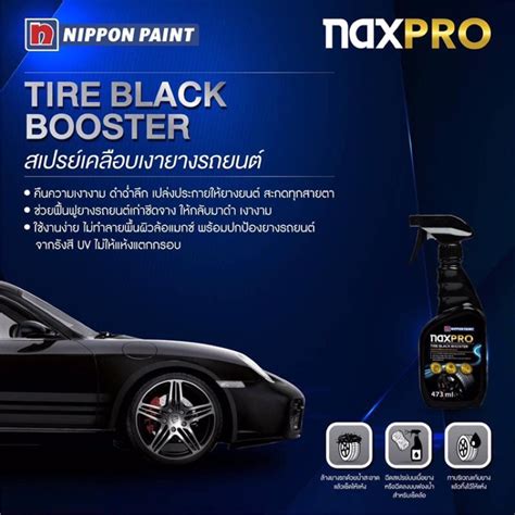 สเปรย์เคลือบเงา ยางรถยนต์ Naxpro Shopee Thailand