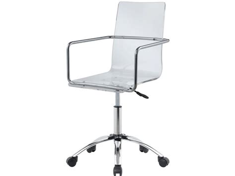 Avis Clear Acrylic Desk Chair - CB Furniture