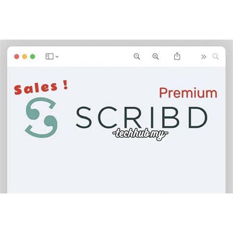 Scribd Premium Account Shopee Malaysia