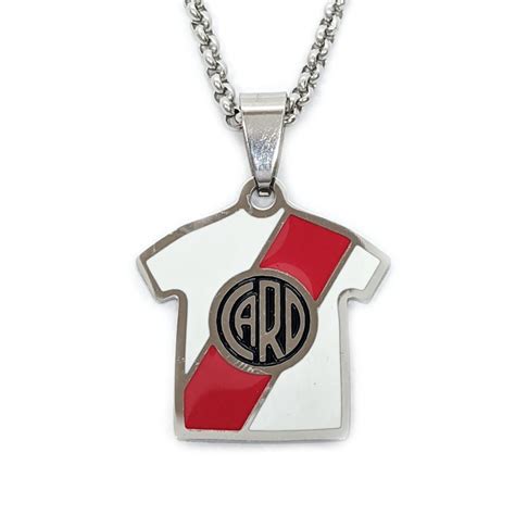 Collar Camiseta River Plate Acero Quir Rgico Joyas Gabena