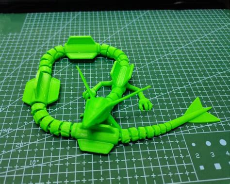 Legendary Sky Soarer 3D Printed Rayquaza Dragon Ornament Etsy