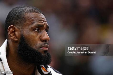 Lebron James Of The Cleveland Cavaliers Watches From The Bench As His News Photo Getty Images