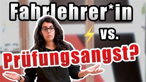 Wie HELFE ich meinen Fahrschüler innen bei PRÜFUNGSANGST YouTube