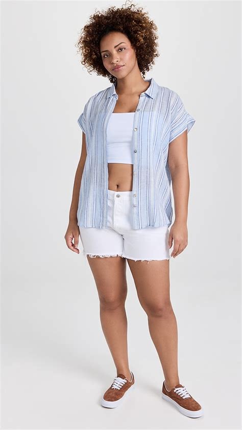 Rails Jamie Striped Linen Top Shopbop