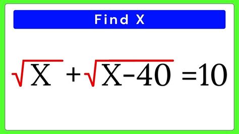 German Math Olympiad How To Find The Value Of X A Nice Square