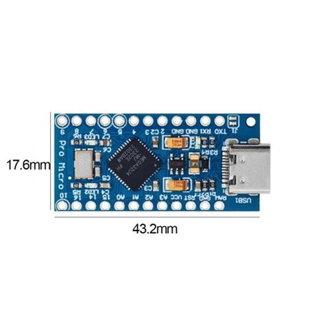 Buy Pro Micro USB C Atmega32U4 5V 16Mhz Development Board Online In