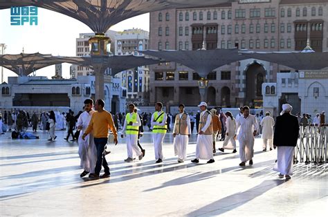 رمضان أكثر 258 ألف ساعة تطوعية في النصف الأول من شهر رمضان بالمسجد النبوي