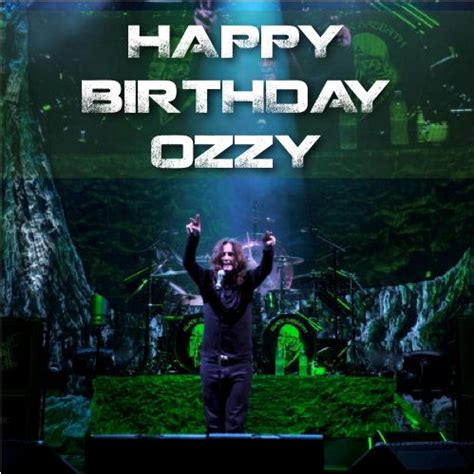 Ozzy Birthday card | Ozzy osbourne, Rock music, Fictional characters