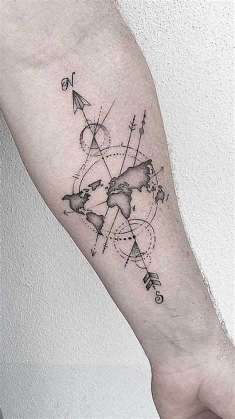 40 Inspiring Travel Tattoo Ideas For Wanderers Out There Greenorc