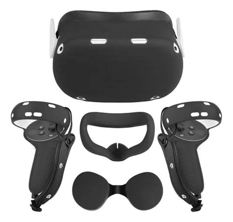 Funda Protectora De Silicona Para Oculus Quest 2 Black Cuotas sin interés