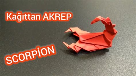 Origami How To Make A Paper Scorp On Ka Ttan Akrep Yap M Ok Kolay