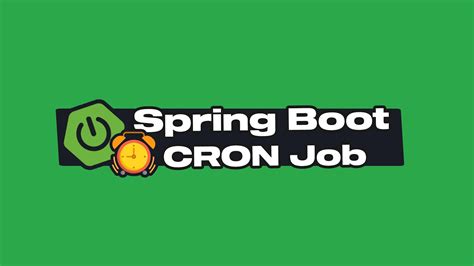 Automate Your Tasks With Spring Boot Cron Jobs YouTube