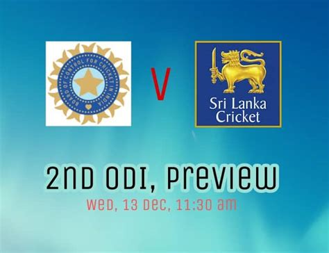 IND vs SL 2nd ODI Probable Playing XI : Fantasy Cricket Preview