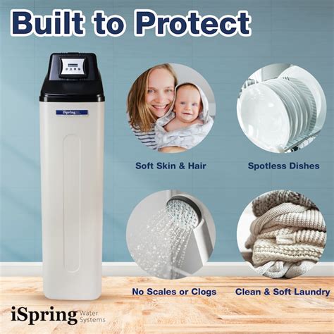 Ispring Dual Stage 15 Gpm Multi Method Hard Water Whole House Water Filtration System Wcs45kg