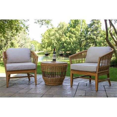 Birch Lane™ Dunkirk 2 Person Outdoor Seating Group With Cushions Wayfair