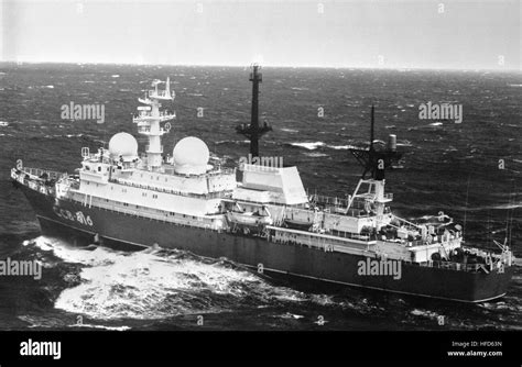 Aerial Port Quarter View Of Soviet Balzam Class Auxiliary General