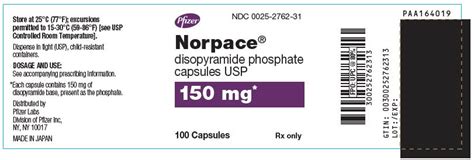 Norpace Fda Prescribing Information Side Effects And Uses