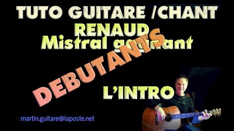 Guitare Tuto Intro Mistral Gagnant YouTube