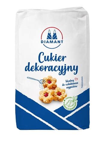 Diamant Cukier Dekoracyjny Gruba Rafinada 1 Kg Chili24 Pl