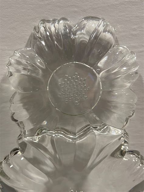 4 Vintage Hazel Atlas Daisy Glass Plates Sandwich Dish Circa Etsy