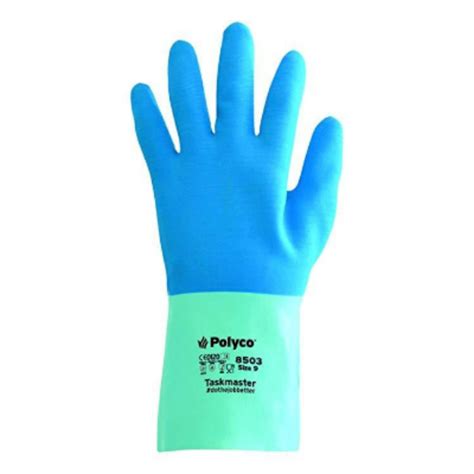 Pjd Safety Supplies Polyco Taskmaster Chemical Resistant Latex Glove