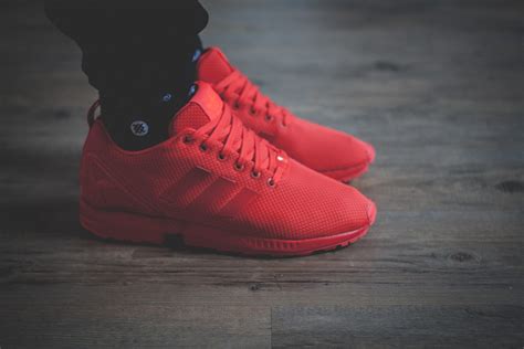 Adidas Originals Zx Flux All Red Review Snkr