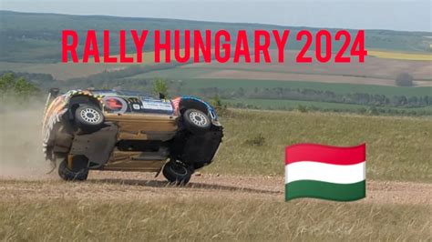 FIA ERC 5 V Híd Rally Hungary 2024 TOTALLY WILD JUMPS YouTube