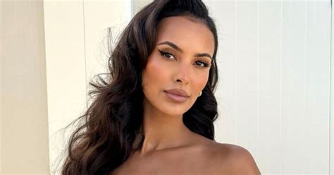 Maya Jama Shows Off A Stunning Look In A White Lace Ensemble While