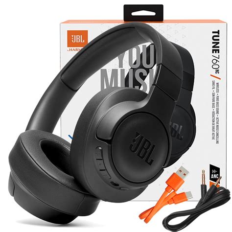 Jbl Tune Nc Fones De Ouvido Bluetooth Sem Fio Cancelamento