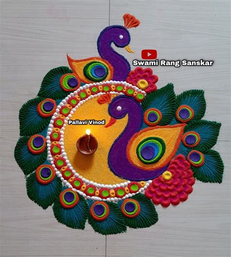 Easy Rangoli Designs Videos Rangoli Designs Simple Diwali Rangoli