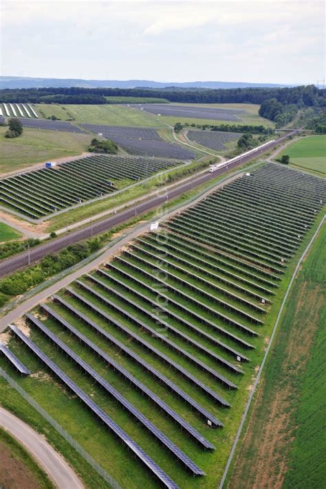 Laudenbach Von Oben Solarpark Laudenbach In Bayern