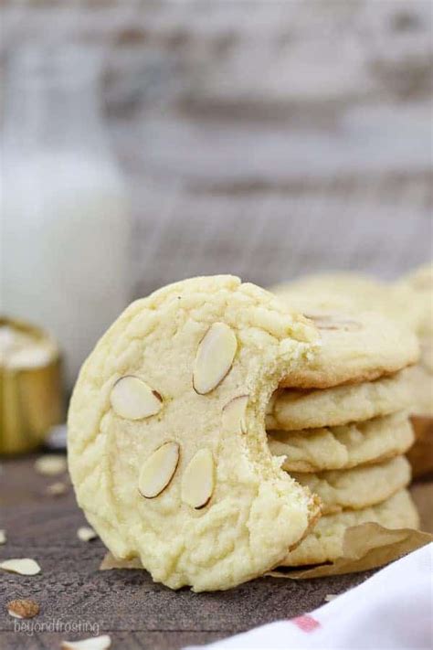 Soft And Chewy Almond Cookies Beyond Frosting